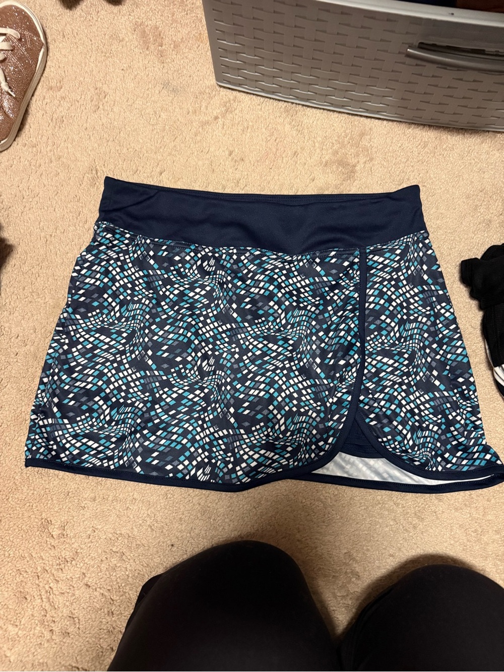 Grand Slam Navy Athletic Skort with Built-In Shorts